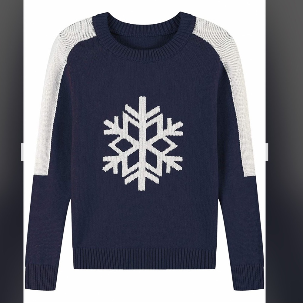 Sweater SZ 6 - Snowflake -  Blue